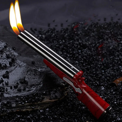 Mini Gun Dual Flame Candle Lighter